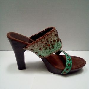 Amanda Smith Sandal Aztec Boho Style 9M.